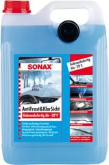Стеклоомывательная зимняя жидкость от -20°C «SONAX», 5 л  цена и информация | Очищающие и охлаждающие жидкости | hansapost.ee