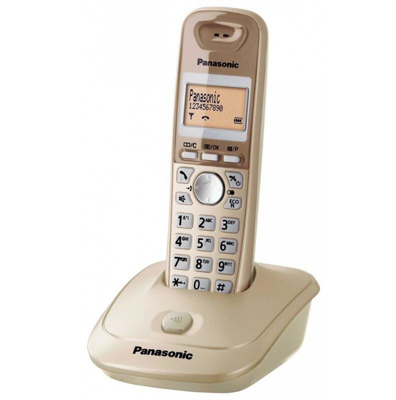 Panasonic KX-TG2511PDJ, smėlio цена и информация | Lauatelefonid | hansapost.ee