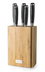 Подставка для ножей G21 Gourmet Damascus, бамбук для 5 ножей, 60022250 цена и информация | Ножи и аксессуары для них | hansapost.ee