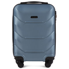 Маленький чемодан Wings Peacock XS, светло-синий цена и информация | Чемоданы, дорожные сумки | hansapost.ee