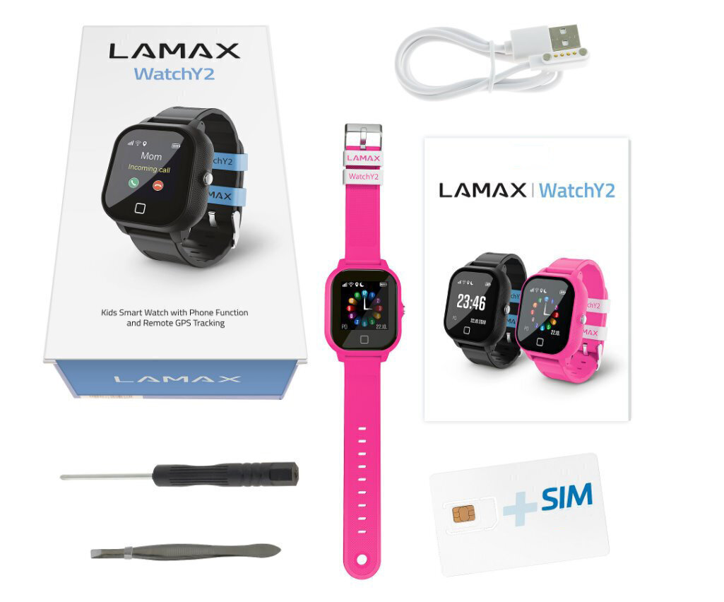 Nutikell Lamax WatchY2 Pink hind ja info | Nutikellad, laste nutikellad | hansapost.ee