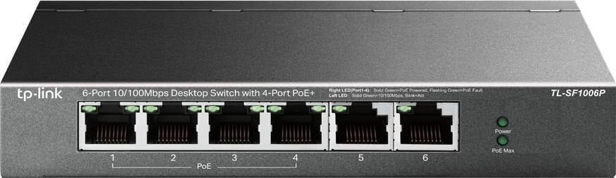 TP-LINK TL-SF1006P hind ja info | Võrgulülitid | hansapost.ee