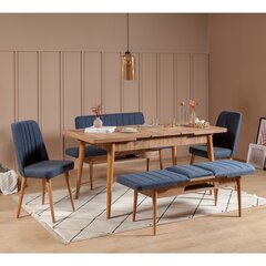 Комплект для столовой Kalune Design 869(I), синий/бежевый цена и информация | Комплекты мебели для столовой | hansapost.ee