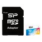 Silicon Power Elite UHS-1 Colorful 64 GB hind ja info | Mälukaardid mobiiltelefonidele | hansapost.ee