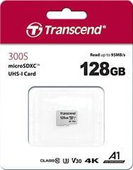 Transcend SD300S, 128 ГБ цена и информация | Карты памяти для телефонов | hansapost.ee