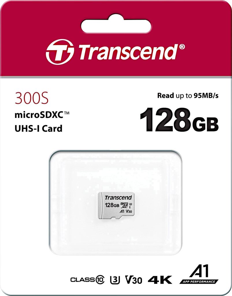 Transcend SD300S, 128GB hind ja info | Mälukaardid mobiiltelefonidele | hansapost.ee