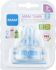 MAM соска на бутылку Teat, 2 мес.+ цена и информация | MAM Товары для детей и младенцев | hansapost.ee