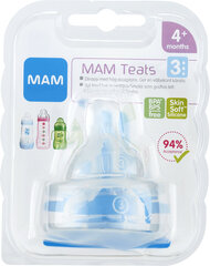 MAM соска на бутылку Teat, 4 мес.+ цена и информация | MAM Товары для детей и младенцев | hansapost.ee