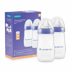 Lutipudel NaturalWave® Teat GB-ga, 2x240 ml price and information | Lutipudelid ja tarvikud | hansapost.ee