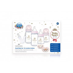 Набор для новорожденных для девочки CANPOL BABIES ROYAL BABY, 0295exp, 0+, розовый цена и информация | Бутылочки и аксессуары | hansapost.ee