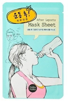 Holika Holika Rahustav riidemask pärast treeningut (After Mask Sheet) 16 ml цена и информация | Näomaskid ja silmamaskid | hansapost.ee