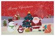 Jõuluteemaline 3D uksematt Merry Christmas 45x70 cm цена и информация | Uksematid | hansapost.ee