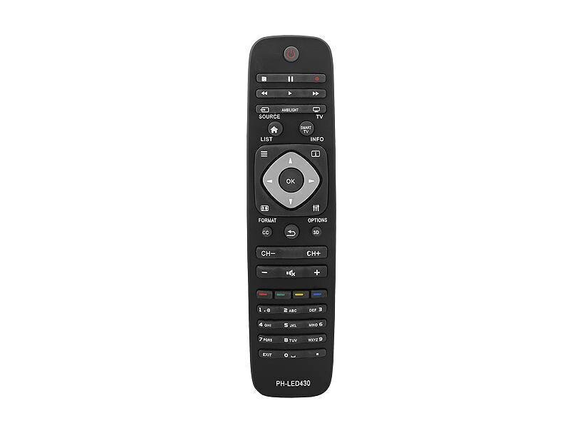 HQ LXP430 TV remote control Philips LED-430 3D Black цена и информация | Nutitelerite lisatarvikud | hansapost.ee