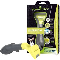 Kamm lühikarvalistele koertele Furminatorius Undercoat deShedding Toy Dog, XS hind ja info | Hooldus/grooming | hansapost.ee