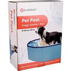 FLAMINGO бассейн для собак Ø120X30 см синий цена и информация | Средства по уходу за животными | hansapost.ee