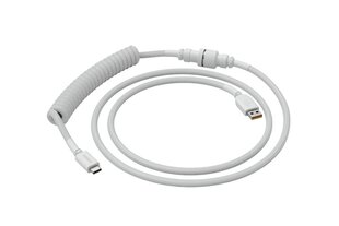 Спиральный кабель Glorious PC Gaming Race, USB-C — USB-A, белый цена и информация | Адаптеры, USB-разветвители | hansapost.ee