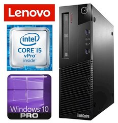 Lenovo M83 SFF i5-4460 16GB 240SSD+1TB GT1030 2GB WIN10PRO/W7P [refurbished] цена и информация | Стационарные компьютеры | hansapost.ee