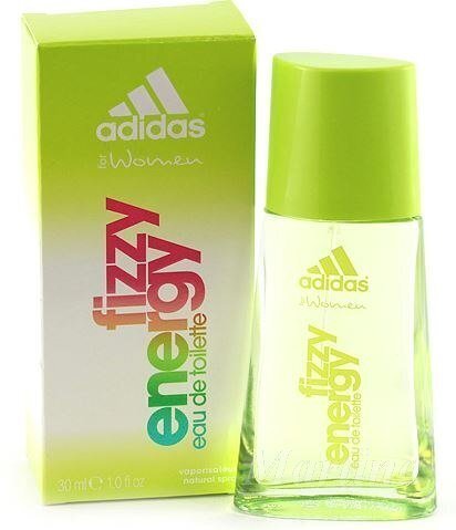 Tualettvesi Adidas Fizzy Energy EDT naistele 30 ml цена и информация | Parfüümid naistele | hansapost.ee