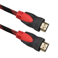 HDMI кабель Esperanza EB194,1.4 B, 3 м, черный/красный цена и информация | Кабели и провода | hansapost.ee