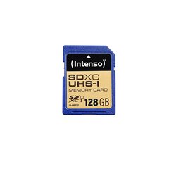 Mälukaart Intenso SDXC UHS-I 128GB CL10 цена и информация | Карты памяти для фотоаппаратов | hansapost.ee