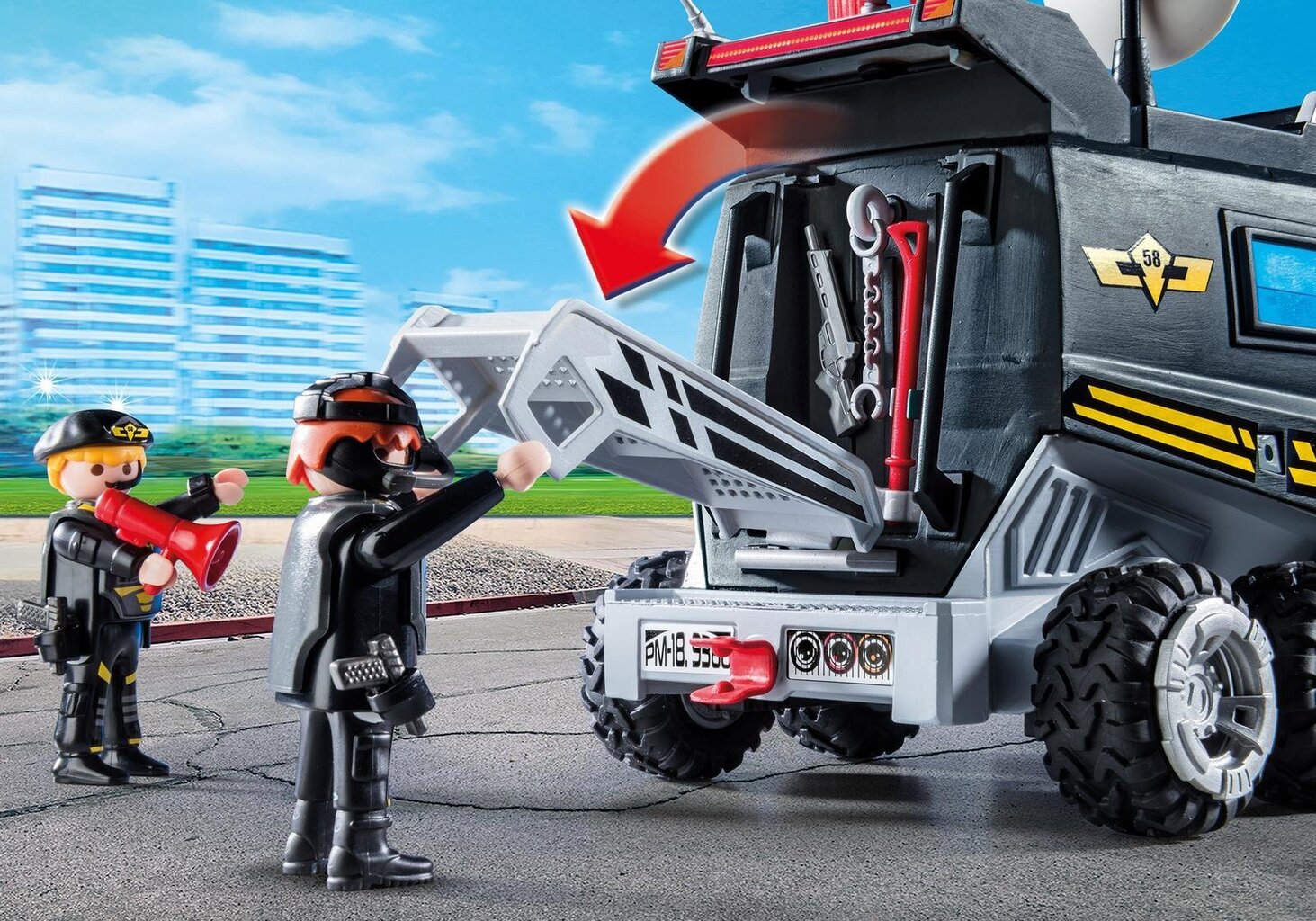 9360 PLAYMOBIL® City Action, Päästesõiduk koos helide ja valgusega цена и информация | Klotsid ja konstruktorid | hansapost.ee