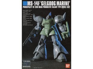 Bandai - HGUC MS-14F Gelgoog Marine, 1/144, 60966 цена и информация | Конструкторы и кубики | hansapost.ee