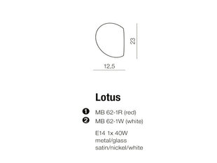 Azzardo настенный светильник Lotus White цена и информация | Настенный светильник Конусы | hansapost.ee