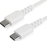 STARTECH 1m USB-C Cable White цена и информация | Mobiiltelefonide kaablid | hansapost.ee