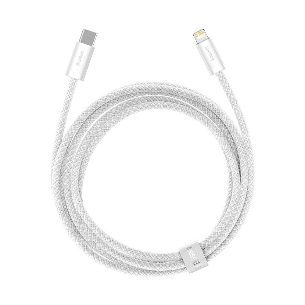 USB kaabel Baseus Dynamic alates Type-C kuni Lightning 20W 2.0m valge CALD000102 hind ja info | Mobiiltelefonide kaablid | hansapost.ee