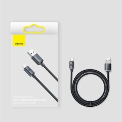 Baseus crystal shine series fast charging data cable USB Type A to USB Type C100W 1,2m black (CAJY000401) цена и информация | Borofone 43757-uniw | hansapost.ee