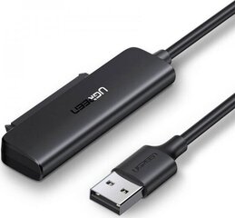 Ugreen CM321 USB -SATA -adapter, 50 cm, must цена и информация | Адаптеры и USB-hub | hansapost.ee