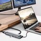 Hub 11in1 Baseus Metal Gleam Series, USB-C kuni 3x USB 3.0 + 2x HDMI + USB-C PD + Ethernet RJ45 + microSD / SD + VGA + AUX hind ja info | USB adapterid ja jagajad | hansapost.ee