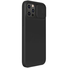 Чехол для телефона Nillkin CamShield Silky Magnetic Silicone Case for iPhone 12/12 Pro 6.1 Black цена и информация | Чехлы для телефонов | hansapost.ee