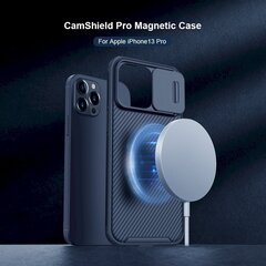 Nillkin CamShield Pro Magnetic Hard чехол для iPhone 13 Pro Blue цена и информация | Чехлы для телефонов | hansapost.ee