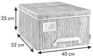 Тканевый ящик для хранения Tescoma Fancy Home, 40x52x25 см цена и информация | Вешалки и мешки для одежды | hansapost.ee