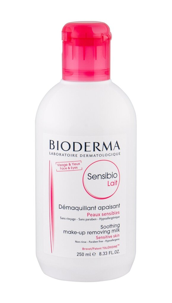 Puhastav näopiim Bioderma Sensibio Lait 250 ml цена и информация | Näopuhastusvahendid | hansapost.ee