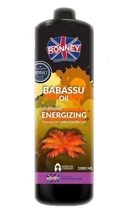Energiat andev šampoon Ronney Professional Babassu Oil 1000 ml hind ja info | Šampoonid | hansapost.ee