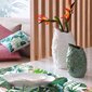 Lillevaas My Home Tropical, roheline, 12,6 x 10.3 x 20,4 cm hind ja info | Vaasid | hansapost.ee