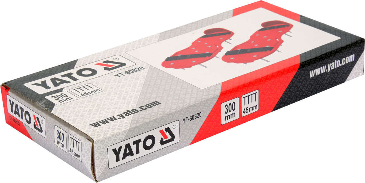 Naastudega tööjalatsite tallad Yato YT-80820, punane цена и информация | Tööjalatsid | hansapost.ee