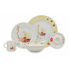 Набор детской посуды, 5 частей цена и информация | Посуда, тарелки, обеденные сервизы | hansapost.ee