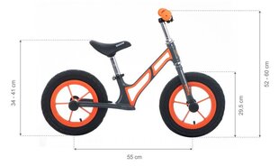 Беговел Leo - оранжевый цвет цена и информация | Балансировочные велосипеды | hansapost.ee