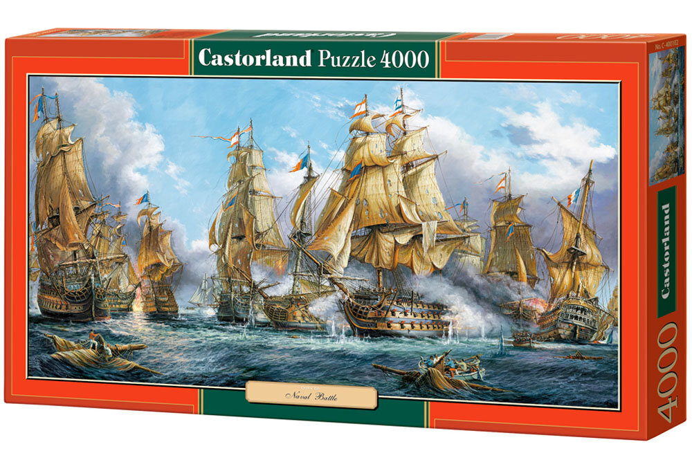 Pusle Castorland Naval Battle, 4000-osaline hind ja info | Pusled lastele ja täiskasvanutele | hansapost.ee