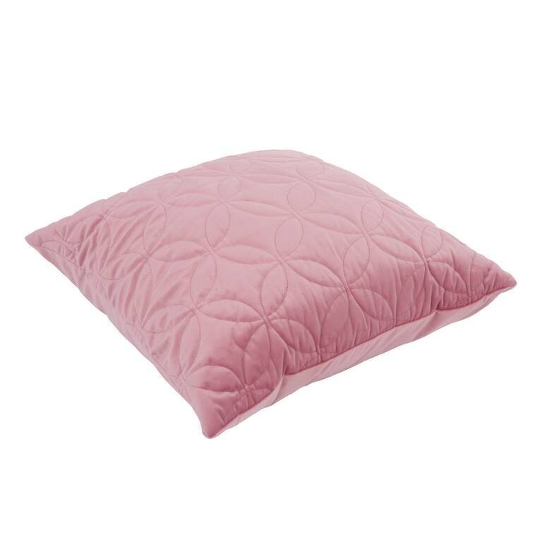 Dekoratiivne padjapüür My Home Velvet, roosa, 45 x 45 cm hind ja info | Padjakatted ja dekoratiivpadjad | hansapost.ee