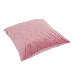 Декоративная наволочка My Home Velvet, розовая, 45 х 45 см цена и информация | Декоративные подушки и наволочки | hansapost.ee