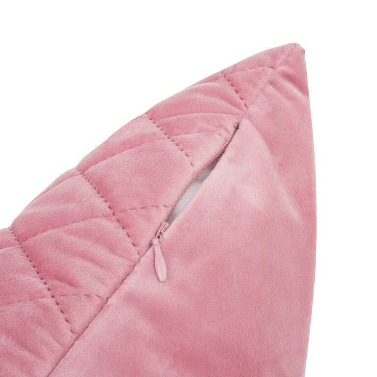 Dekoratiivne padjapüür My Home Velvet, roosa, 45 x 45 cm цена и информация | Padjakatted ja dekoratiivpadjad | hansapost.ee