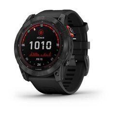 GPS-spordikell Garmin fēnix® 7X Solar Kiltkivihall musta rihmaga : 010-02541-01 hind ja info | Garmin Mobiiltelefonid, fotokaamerad, nutiseadmed | hansapost.ee