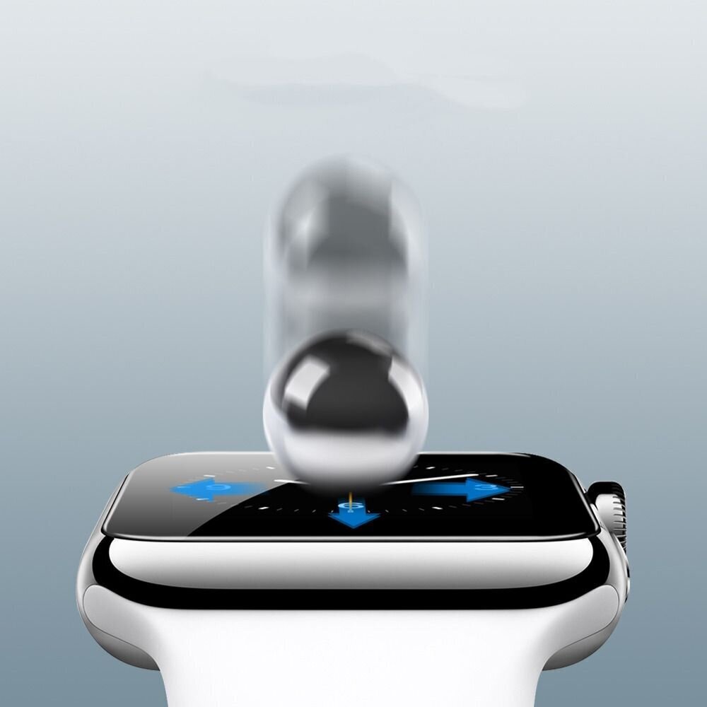 Klaas Nillkin 3D AW+ Full Apple Watch 44mm S4 hind ja info | Nutikellade aksessuaarid ja tarvikud | hansapost.ee