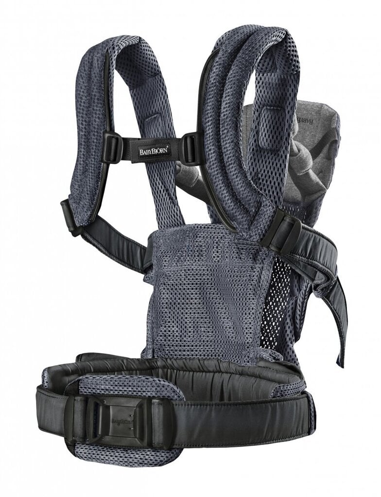 BABYBJORN kandekott HARMONY 3D Mesh, 088013, anthracite цена и информация | Kõhukotid, kandekotid | hansapost.ee