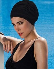 Naiste ujumismüts FASHY Fabric Swim, must hind ja info | Ujumismütsid | hansapost.ee