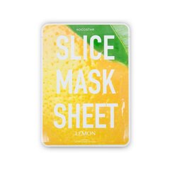 Viilumask Nahka Kirgastav KOCOSTAR Slice Mask Sheet Lemon hind ja info | Näomaskid ja silmamaskid | hansapost.ee